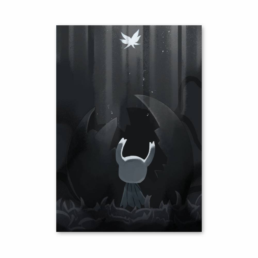 Poster Lueur de Chevalier – affiche Hollow Knight