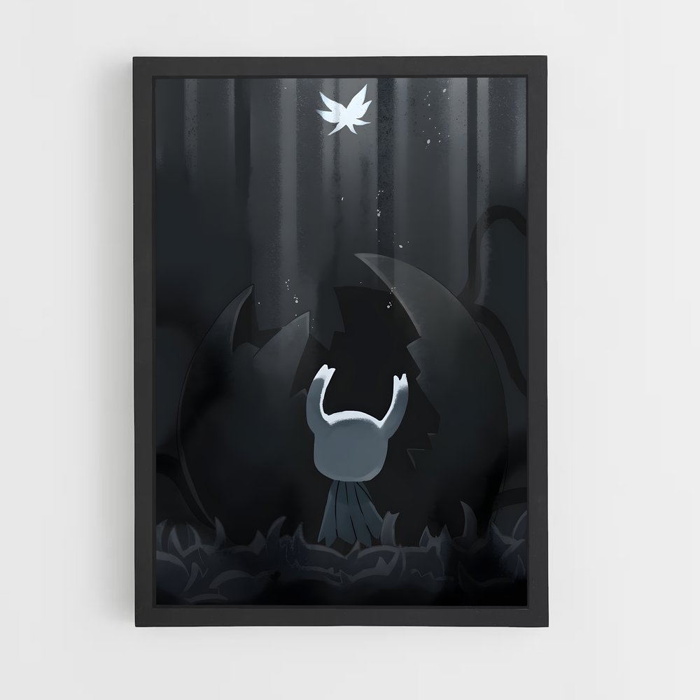 Poster Lueur de Chevalier – affiche Hollow Knight (vue 2)