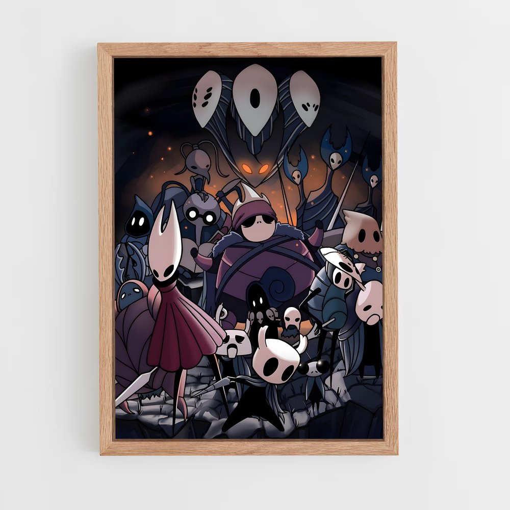 Poster Knight's Gathering – affiche Hollow Knight (vue 4)