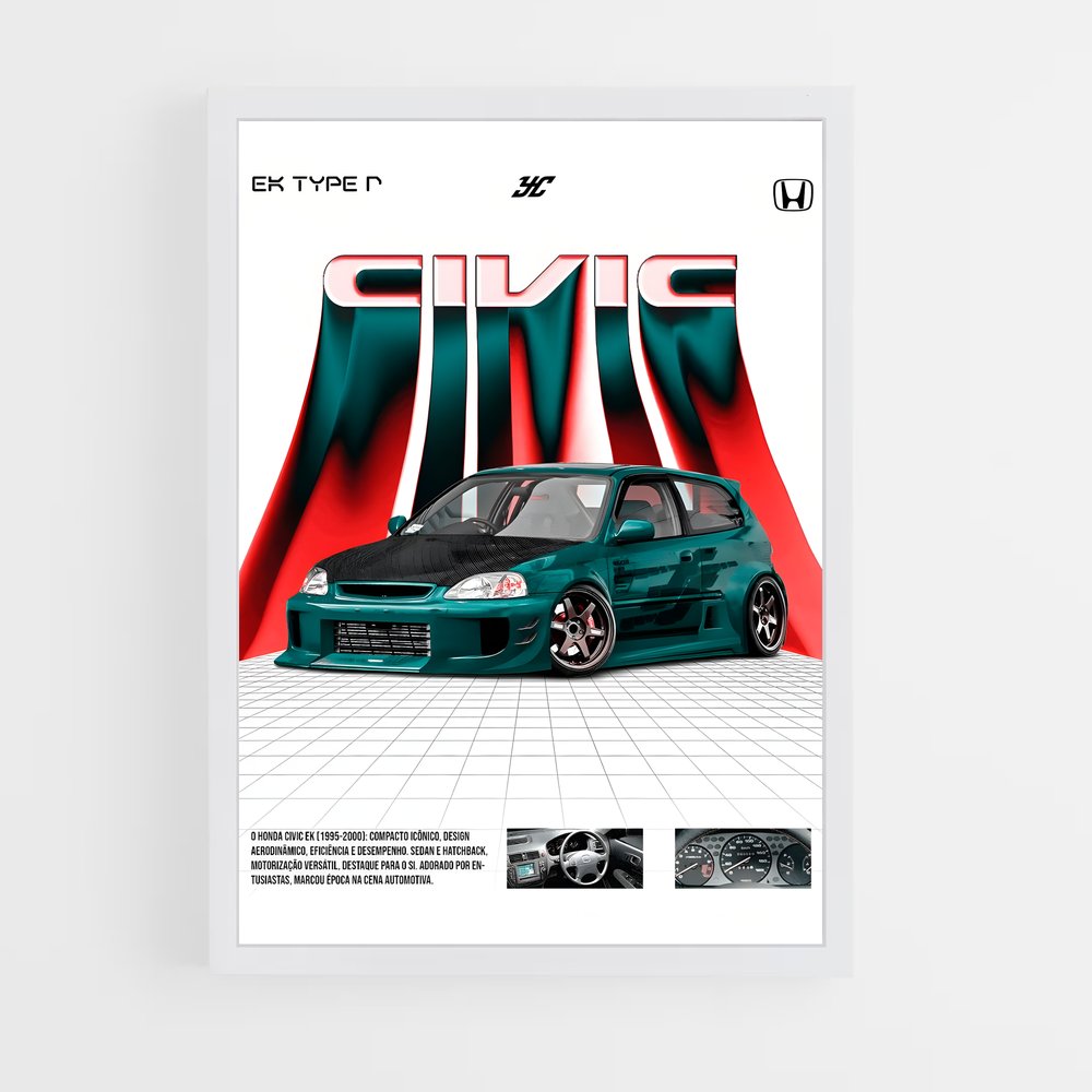 Poster Honda CBR 650F (vue 3)