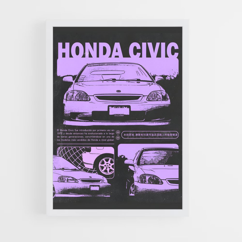 Poster Honda CRF250R (vue 3)