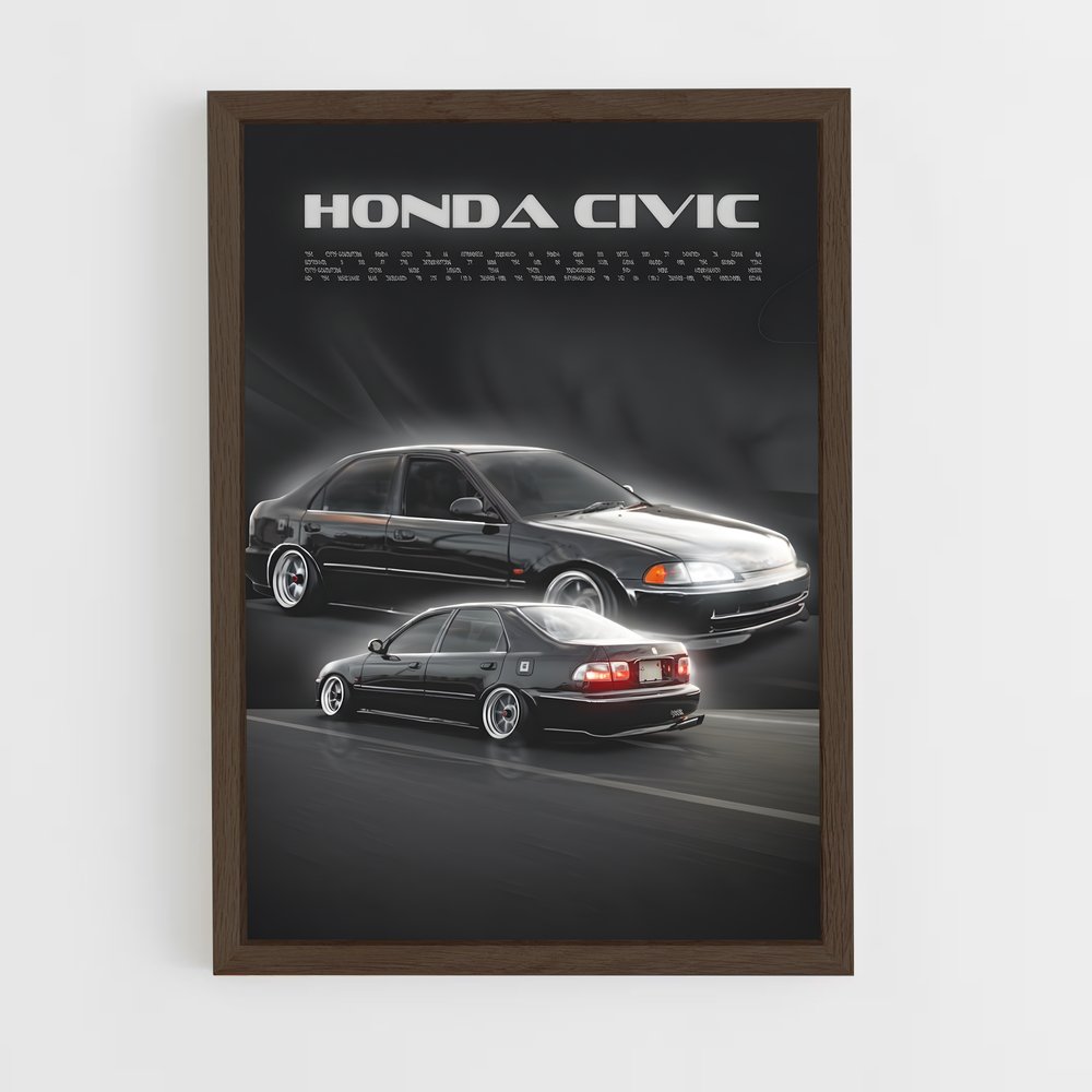 Poster Honda Civic Style (vue 5)