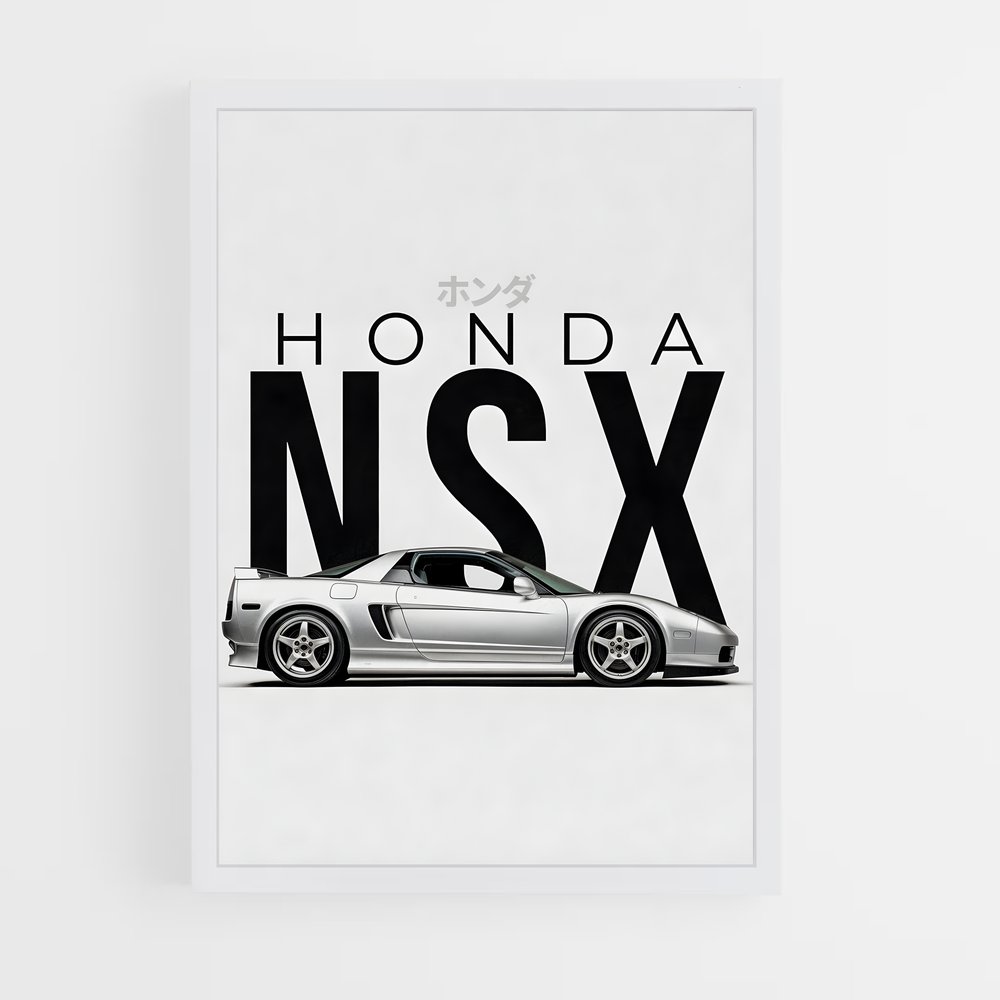 Poster Honda NSX (vue 3)