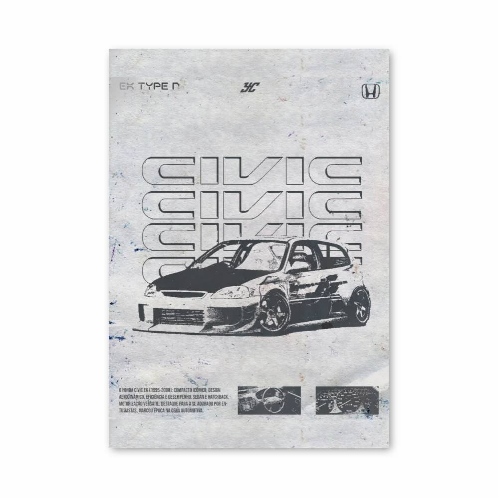 Poster 1983 CBR400F Vintage