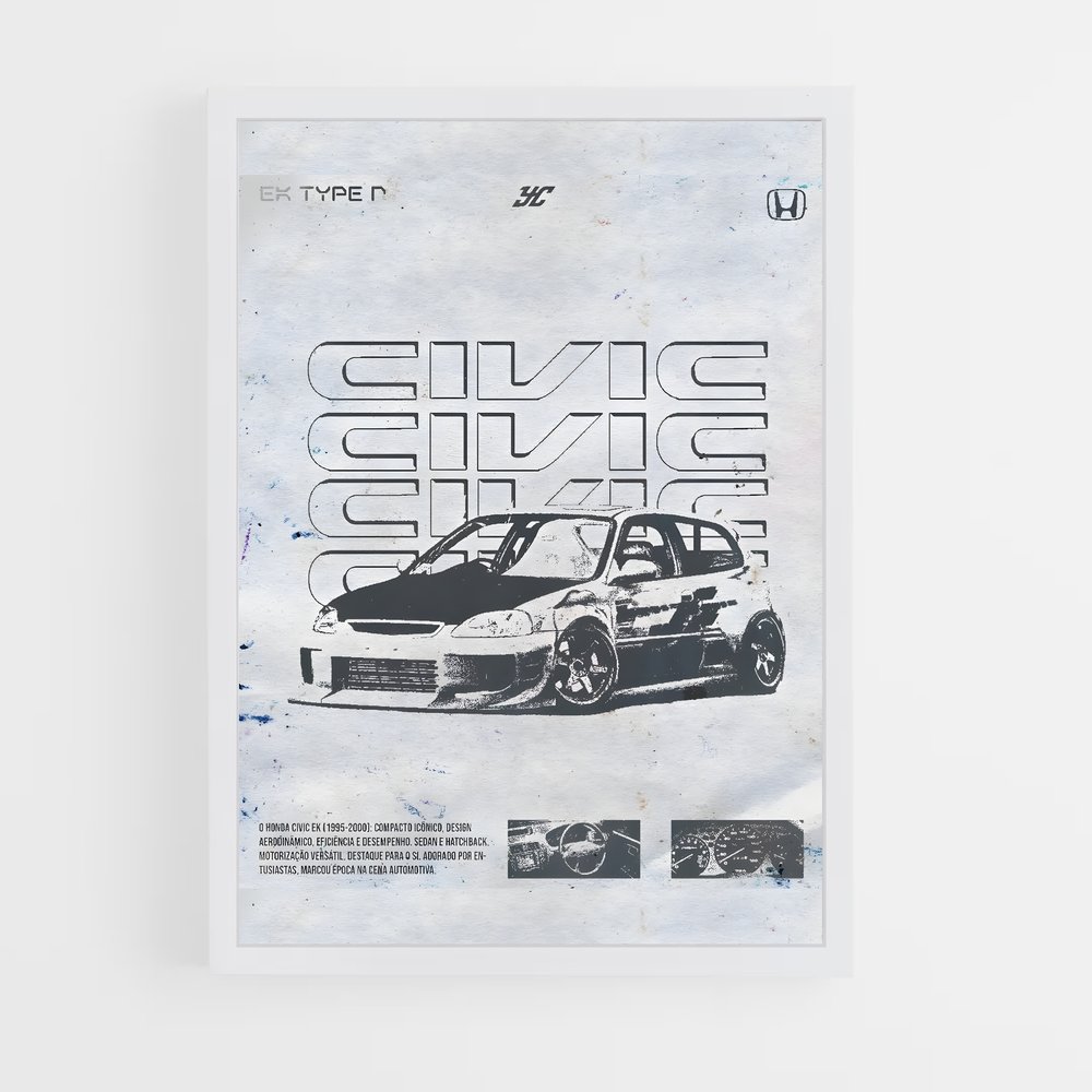 Poster 1983 CBR400F Vintage – affiche Honda (vue 3)