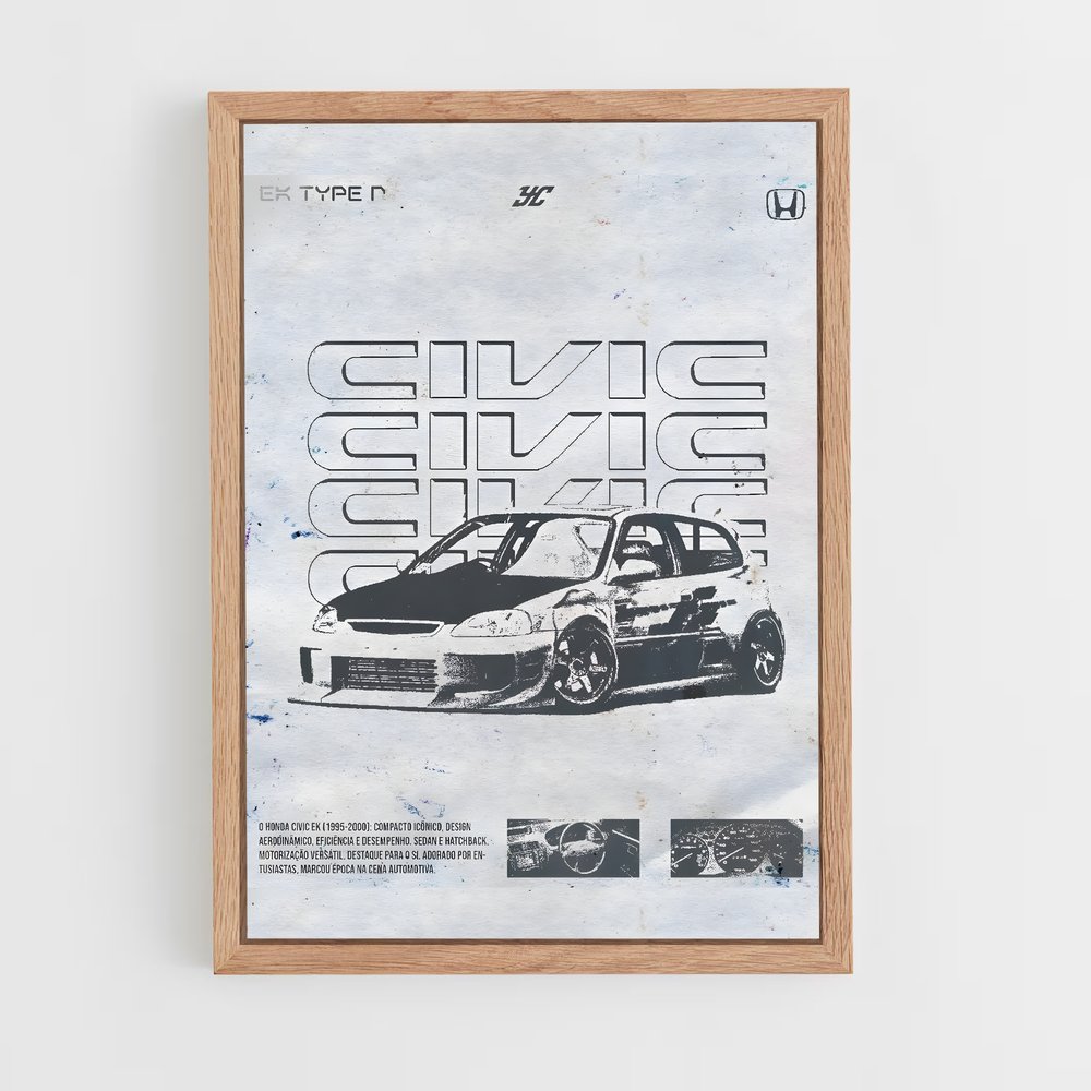 Poster 1983 CBR400F Vintage – affiche Honda (vue 4)