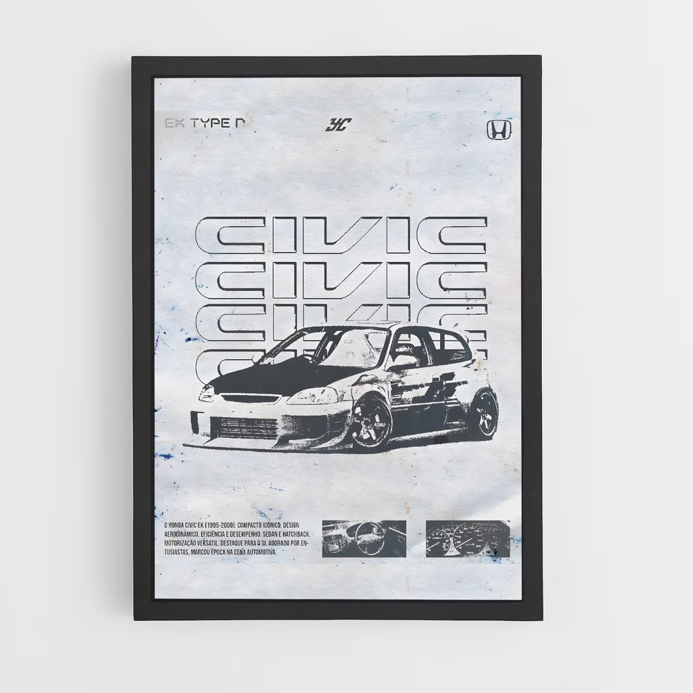 Poster 1983 CBR400F Vintage – affiche Honda (vue 2)