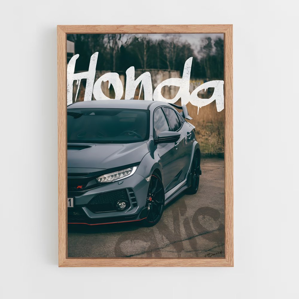 Poster Moto Vintage C70 – affiche Honda (vue 4)