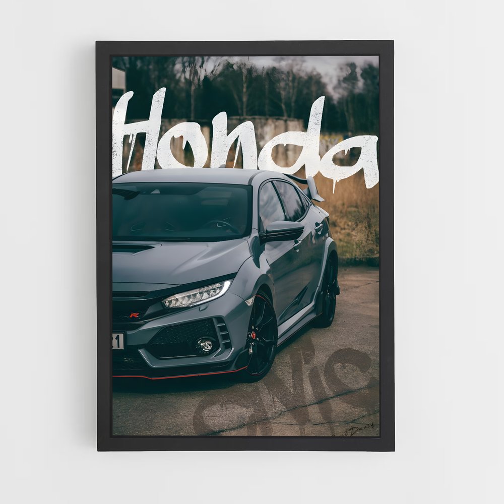 Poster Moto Vintage C70 – affiche Honda (vue 2)