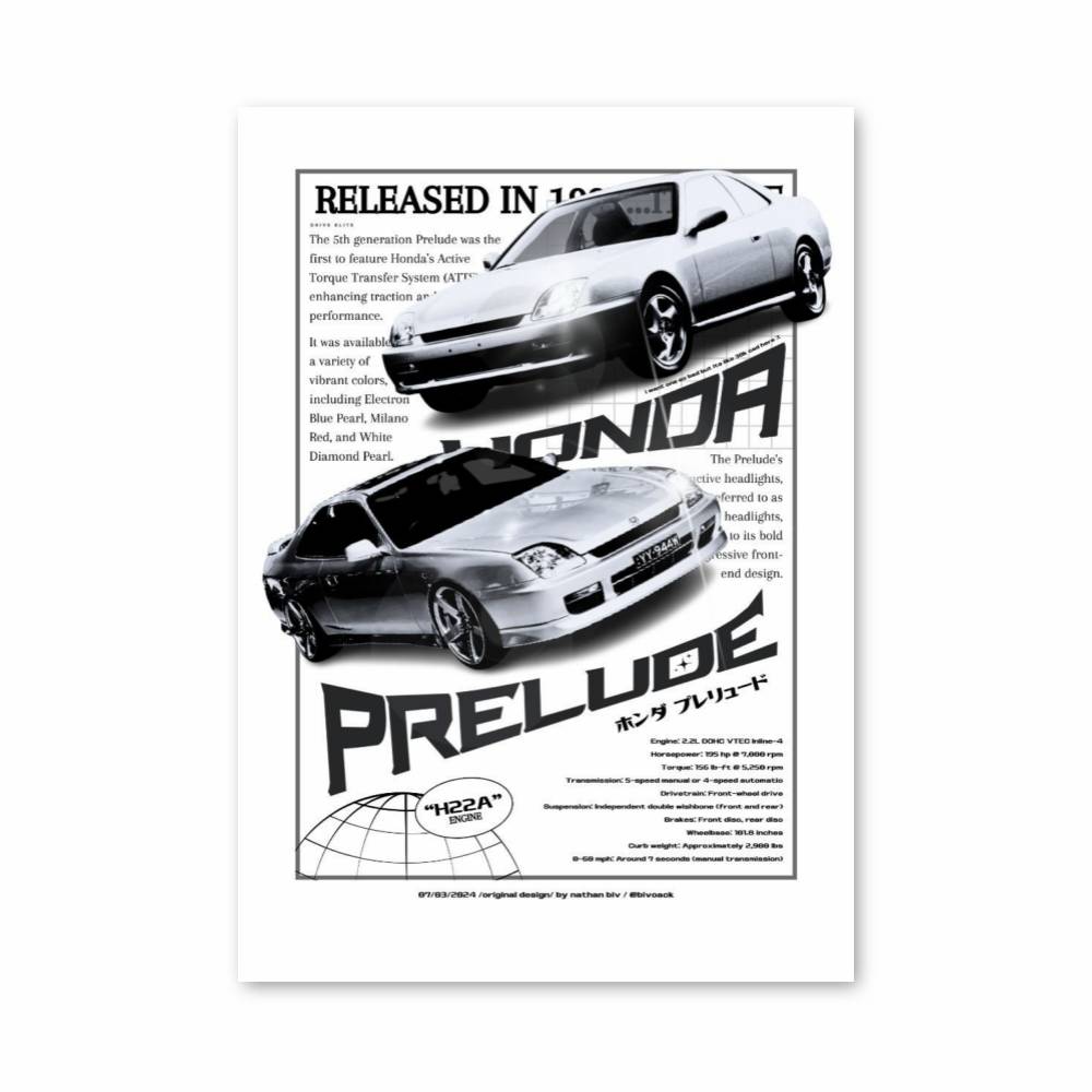 Poster CBR400F 1983