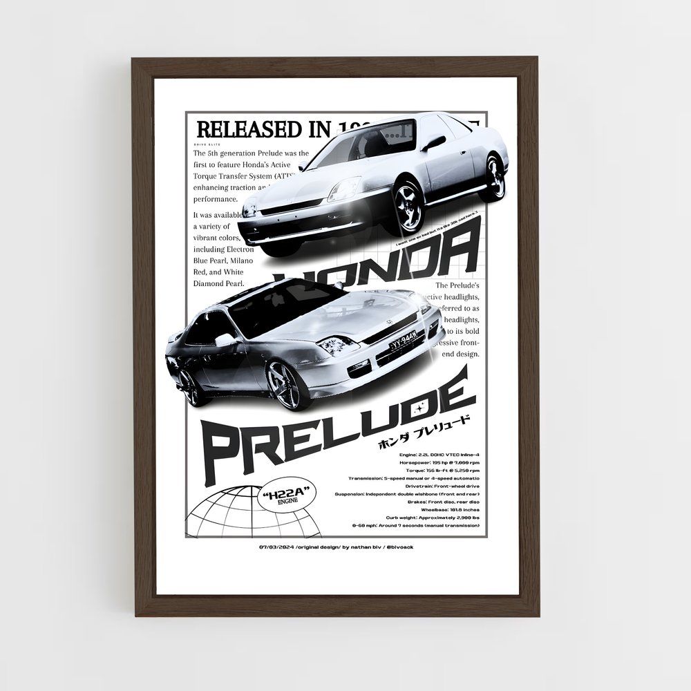 Poster CBR400F 1983 – affiche Honda (vue 5)