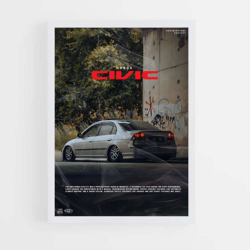 Poster Super Cub 1966 – affiche Honda (vue 3)