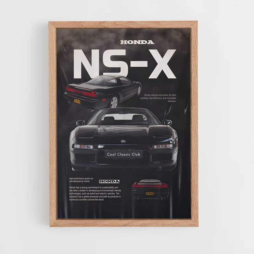 Poster NSX Classic – affiche Honda (vue 4)