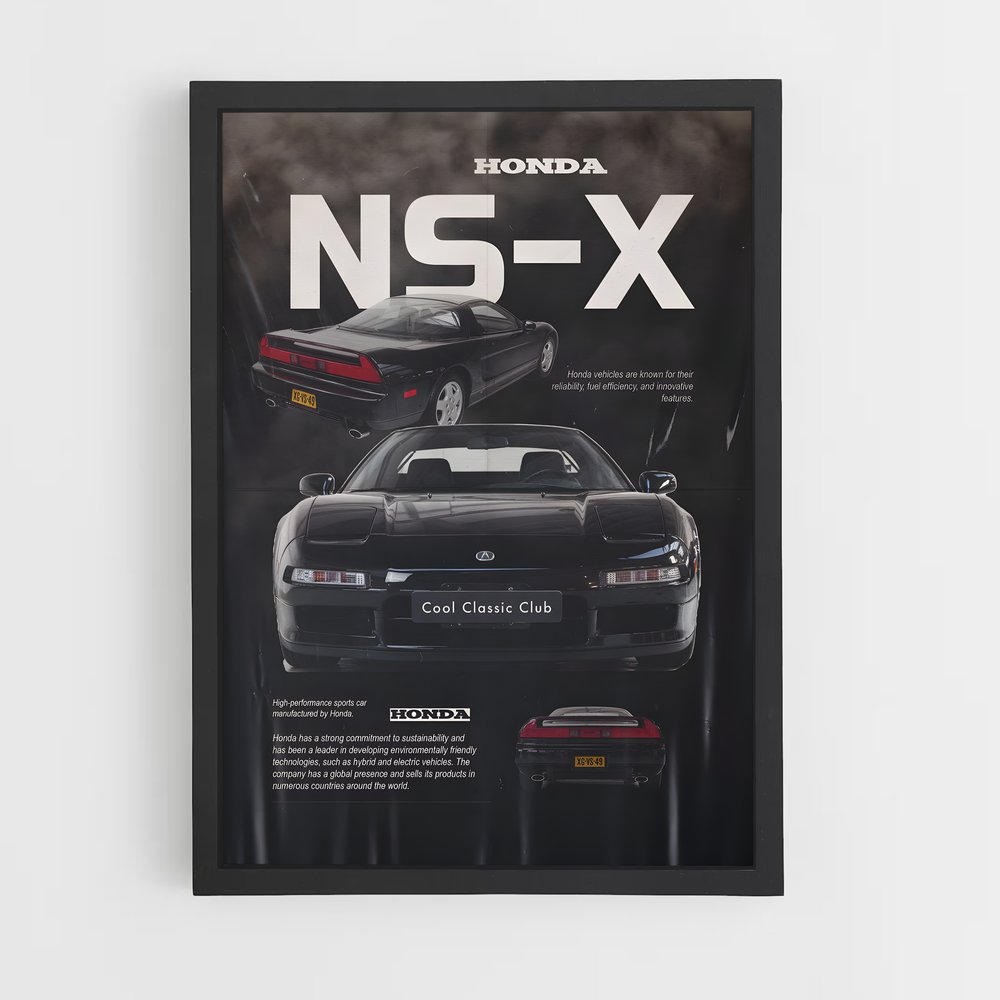 Poster NSX Classic – affiche Honda (vue 2)