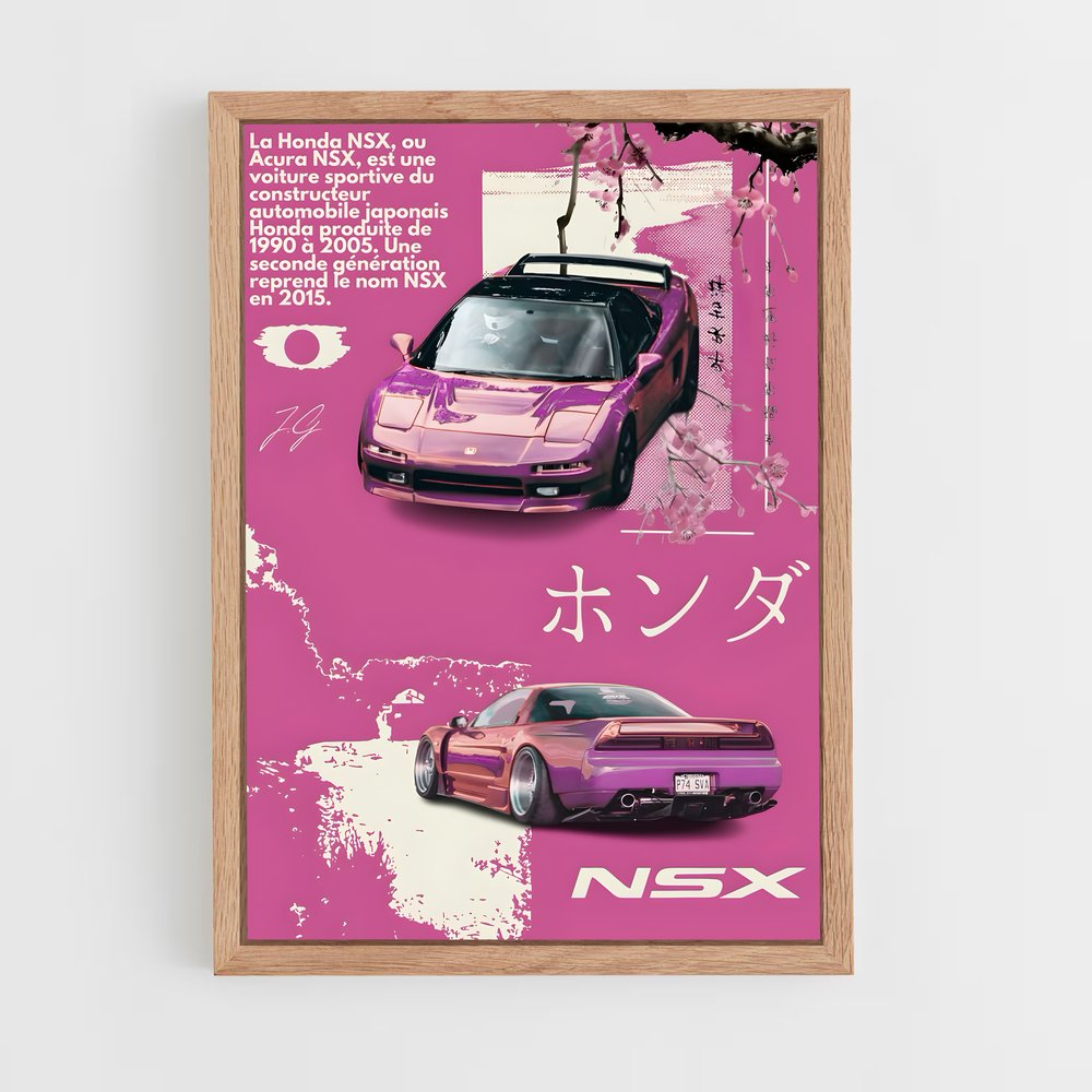 Poster Vitesse Vintage – affiche Honda (vue 4)