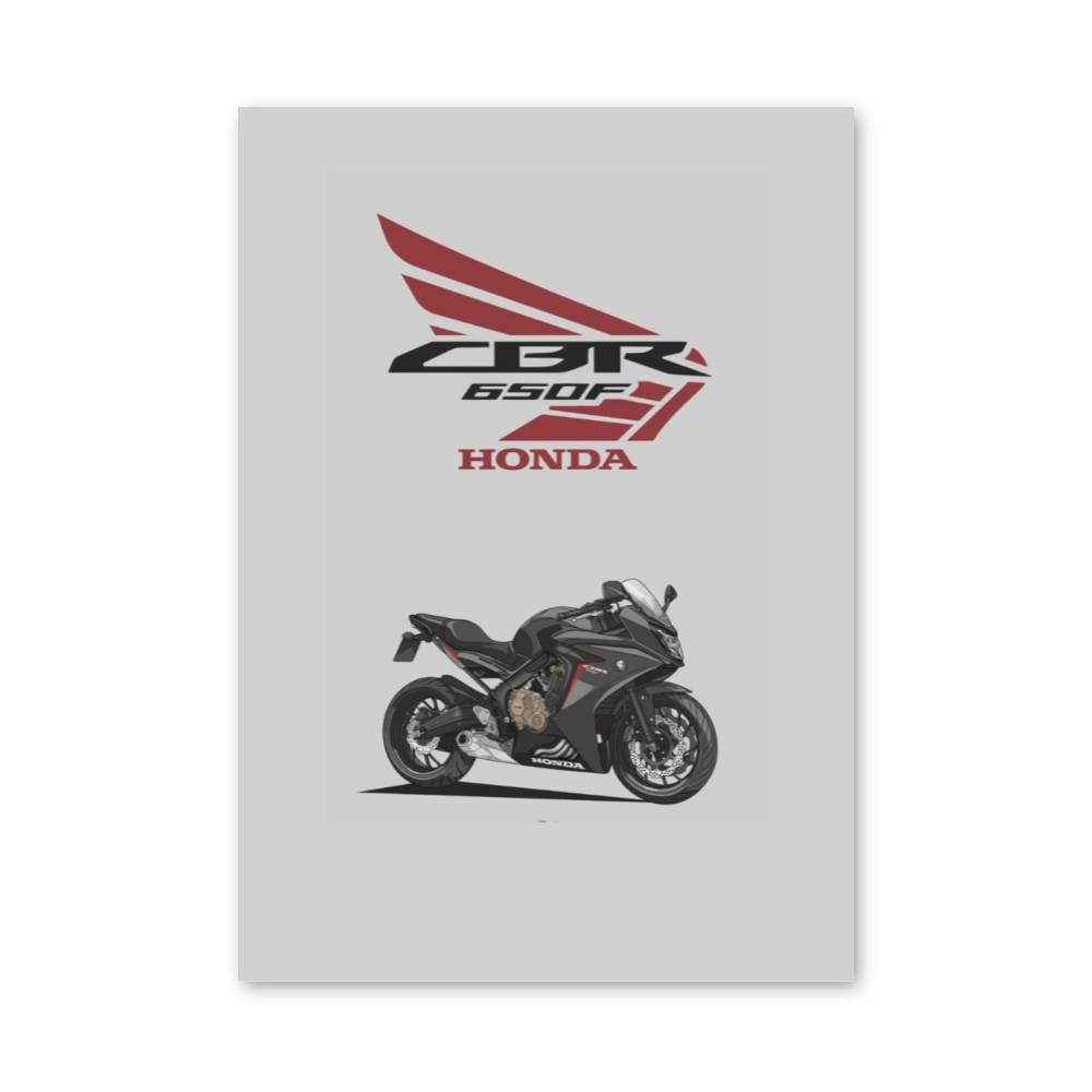 Poster Honda CBR650F – affiche Honda Moto