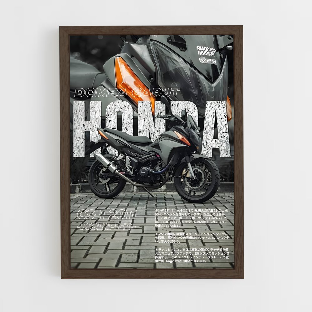 Poster Honda Moto Passion (vue 5)