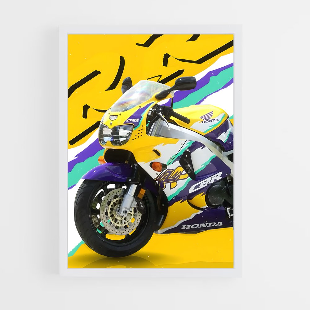 Poster Honda CBR Vitesse – affiche Honda Moto (vue 3)
