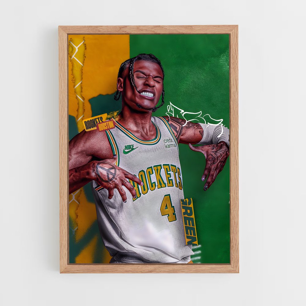 Poster Rockets Dynamisme – affiche Basketball (vue 4)