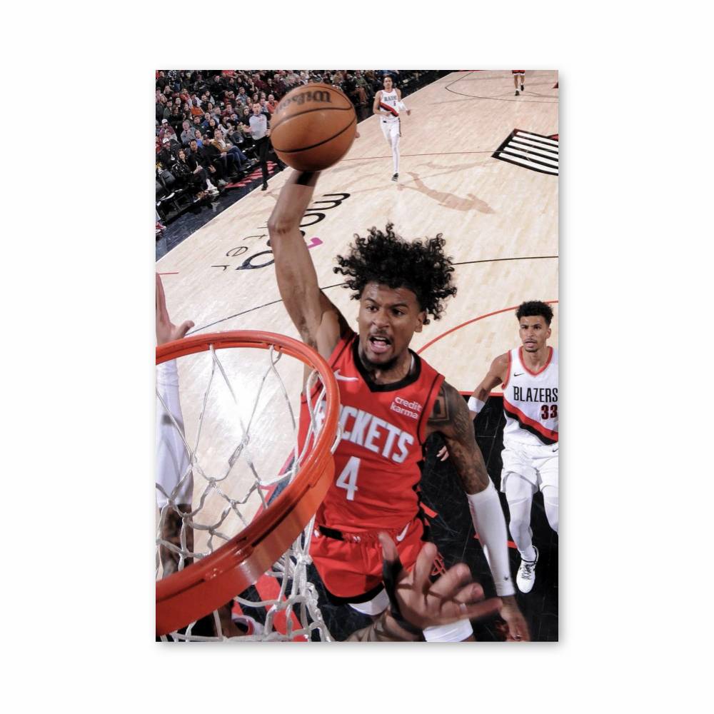 Poster Dunk Rockets – affiche Basketball