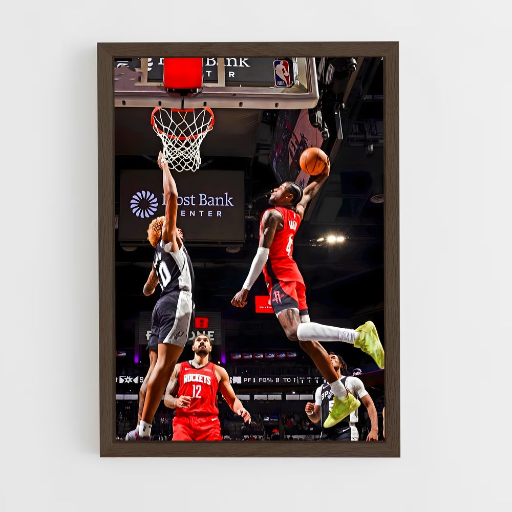 Poster Slam Dunk Rocket – affiche Basketball (vue 5)
