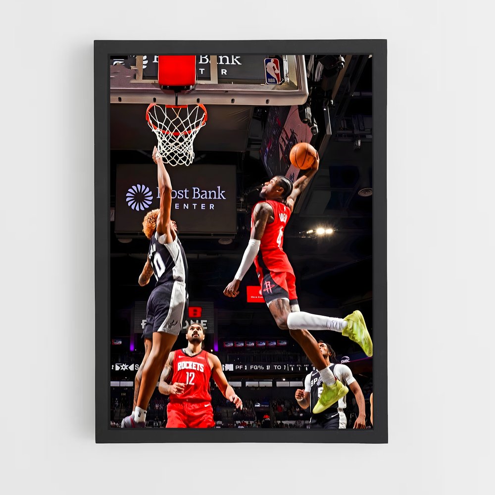 Poster Slam Dunk Rocket – affiche Basketball (vue 2)