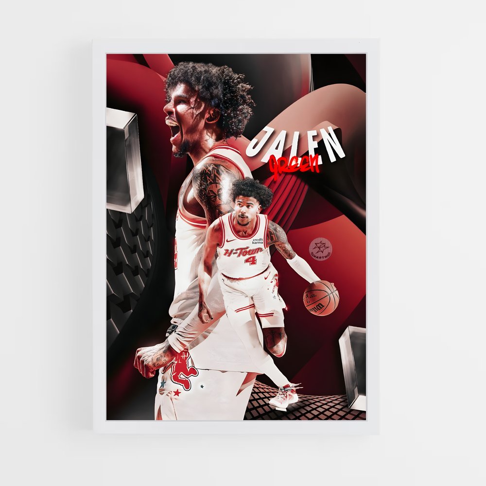 Poster Rocket Énergie – affiche Basketball (vue 3)