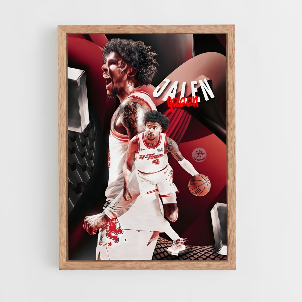 Poster Rocket Énergie – affiche Basketball (vue 4)