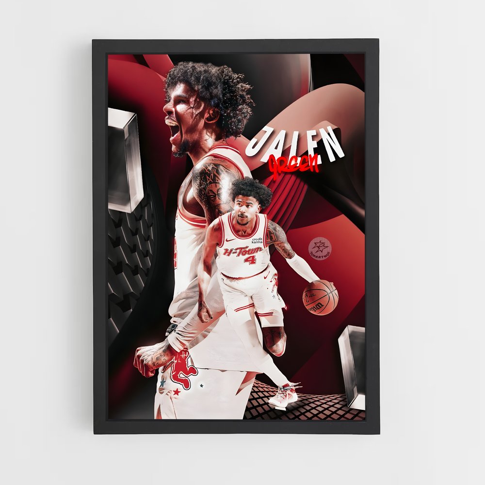 Poster Rocket Énergie – affiche Basketball (vue 2)
