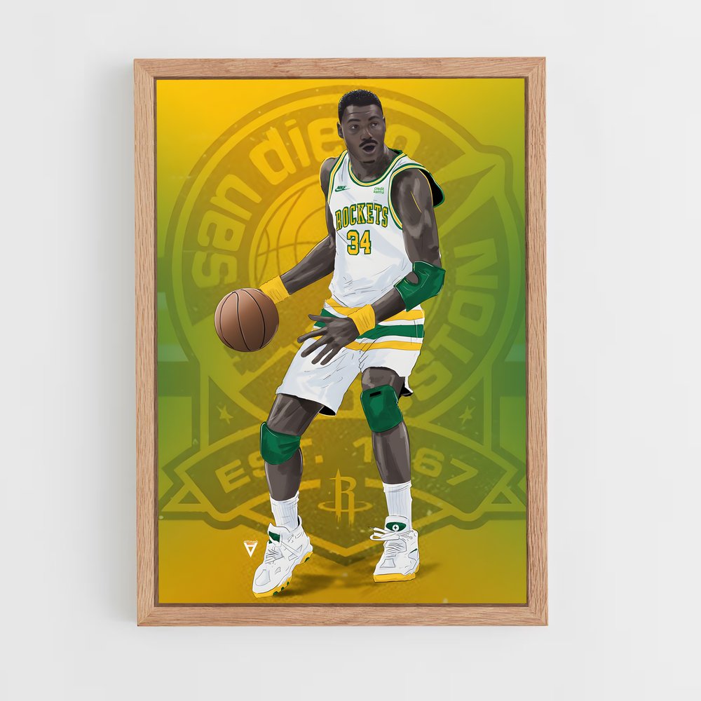 Poster Rockets Legend – affiche Basketball (vue 4)