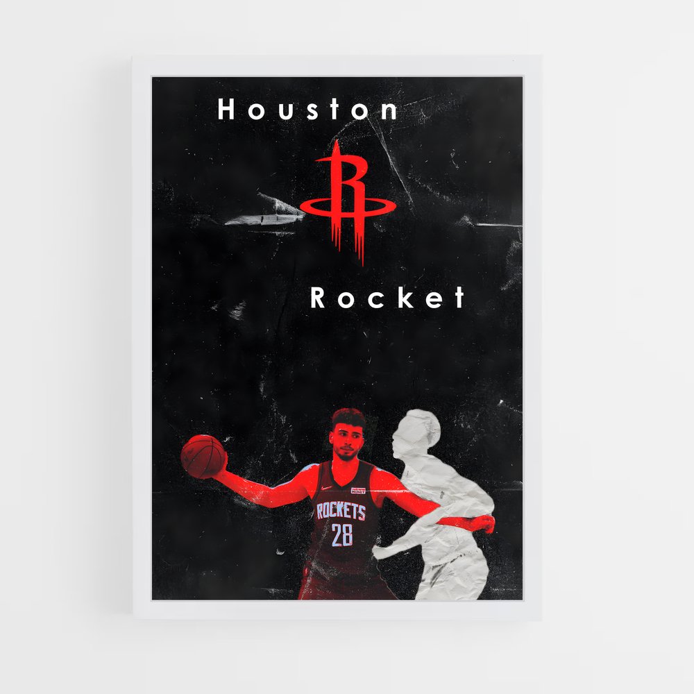 Poster Houston Rockets Momentum – affiche Basketball (vue 3)