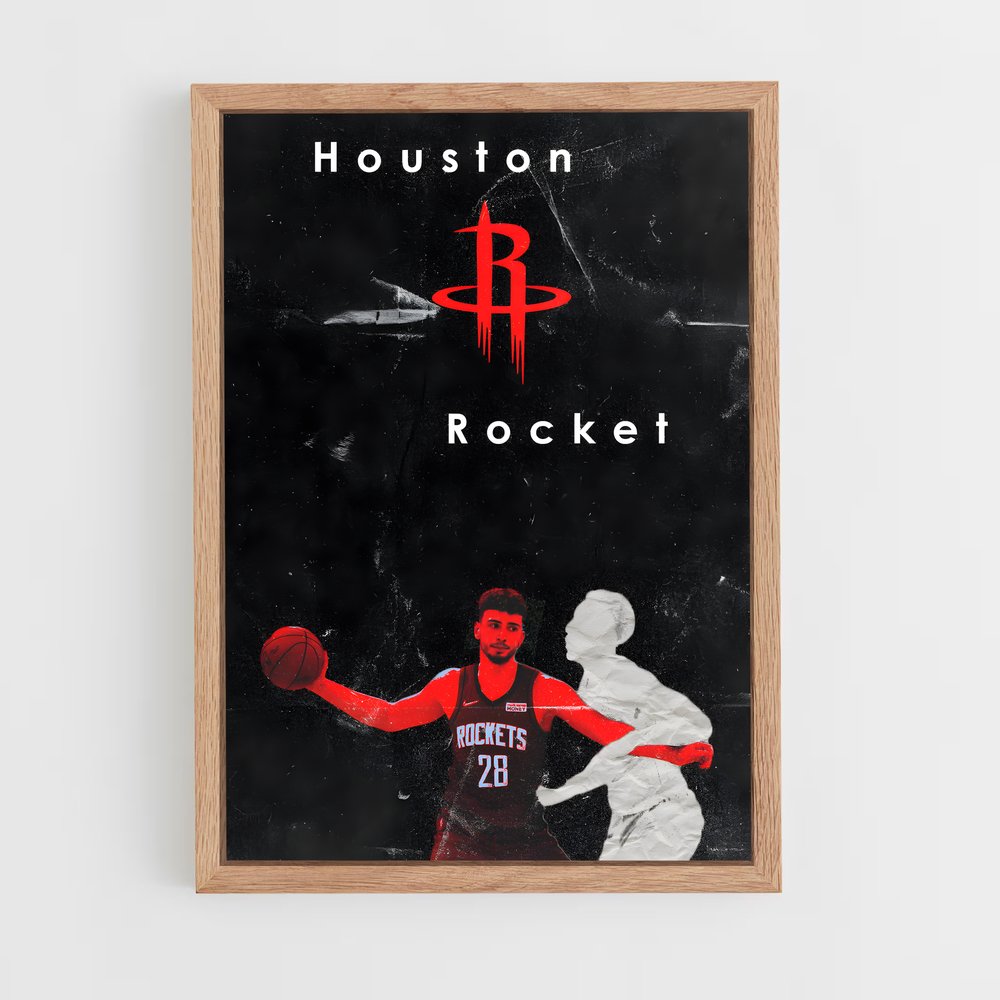 Poster Houston Rockets Momentum – affiche Basketball (vue 4)