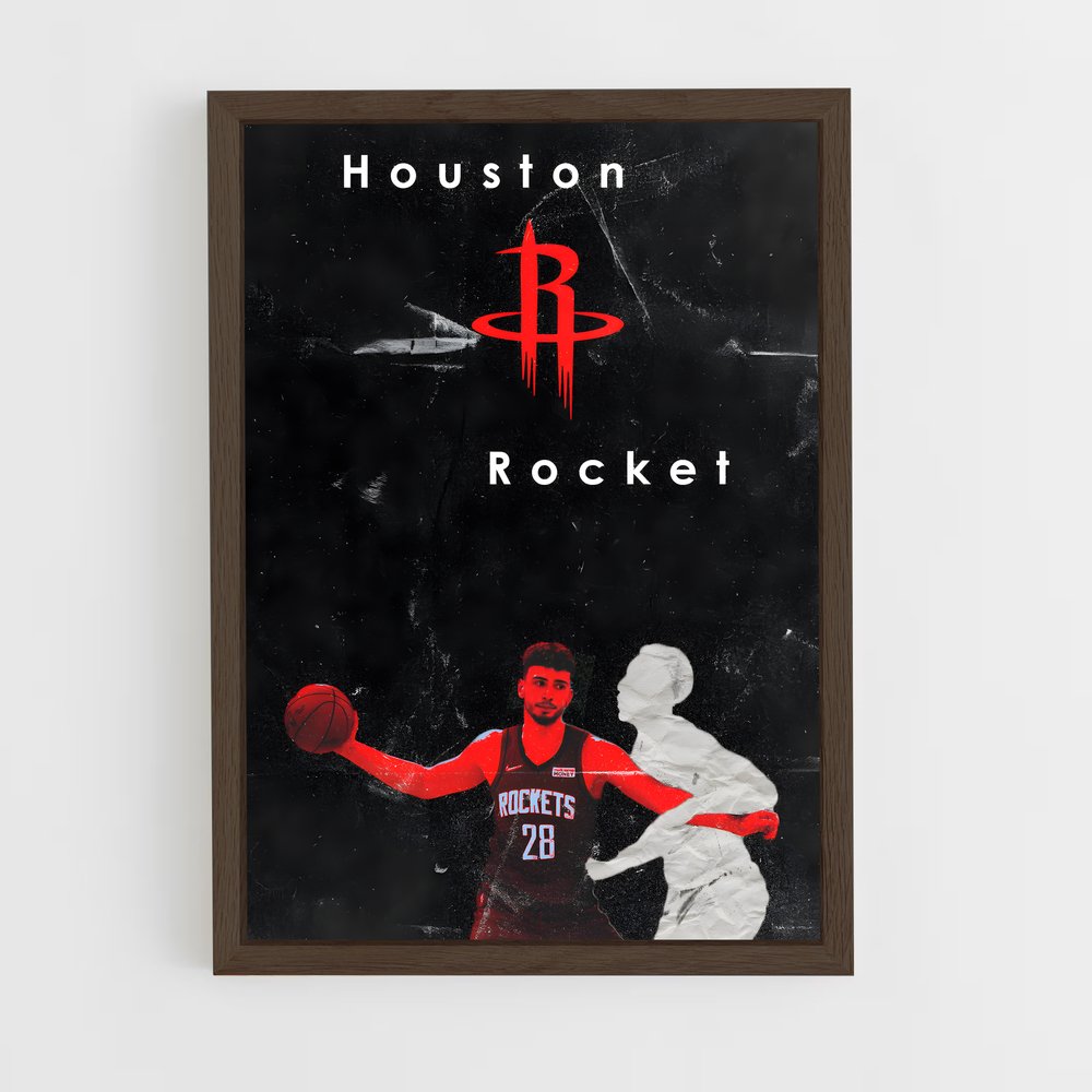 Poster Houston Rockets Momentum – affiche Basketball (vue 5)