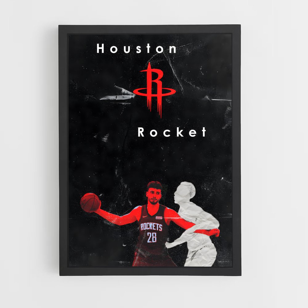 Poster Houston Rockets Momentum – affiche Basketball (vue 2)