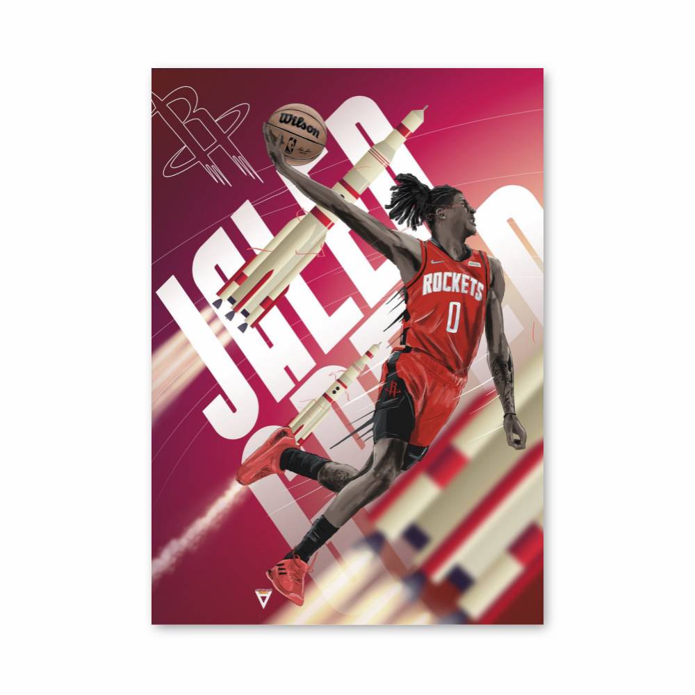 Poster Rocket Dunk – affiche Basketball