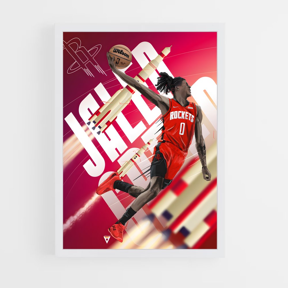 Poster Rocket Dunk – affiche Basketball (vue 3)