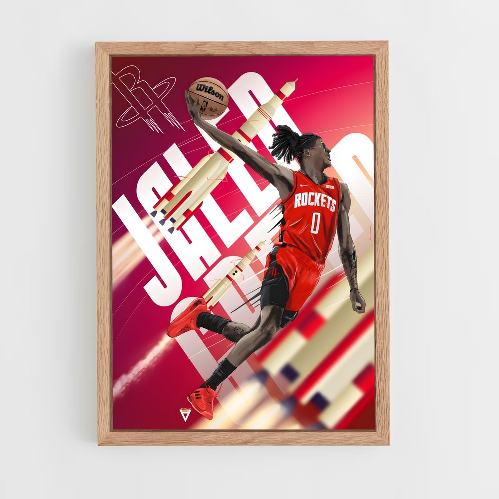 Poster Rocket Dunk – affiche Basketball (vue 4)