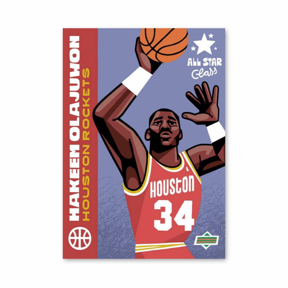 Poster All Star Rockets – affiche Basketball