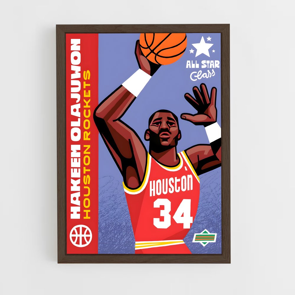 Poster All Star Rockets – affiche Basketball (vue 5)