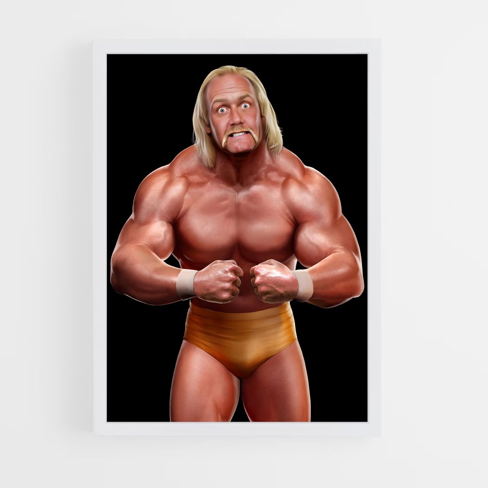 Poster Hulk Hogan Cartoon (vue 3)