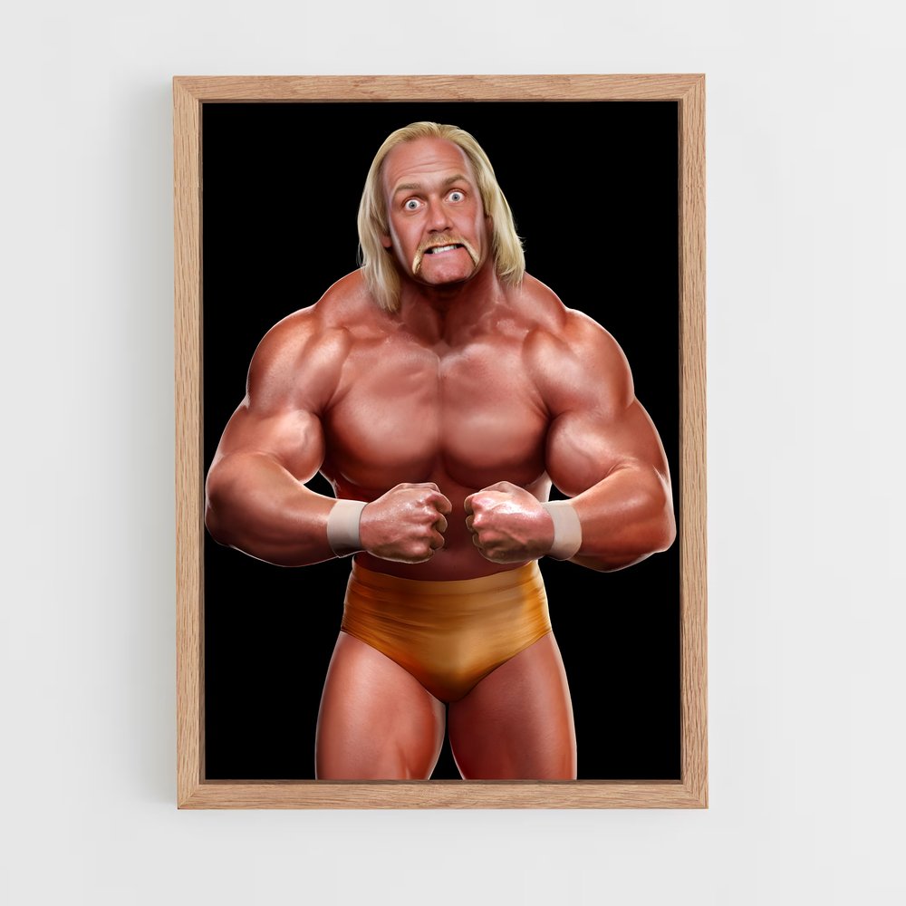 Poster Hulk Hogan Cartoon (vue 4)