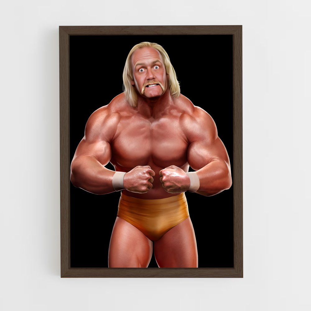 Poster Hulk Hogan Cartoon (vue 5)