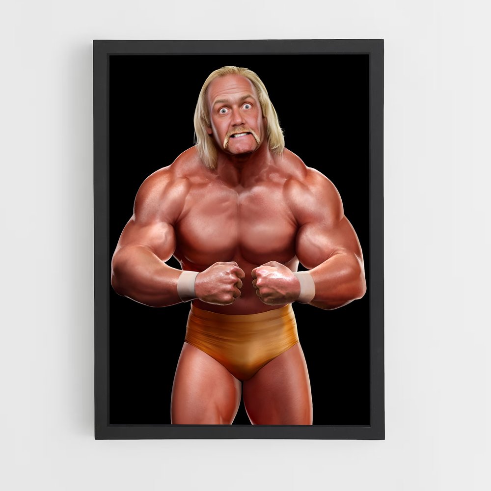 Poster Hulk Hogan Cartoon (vue 2)