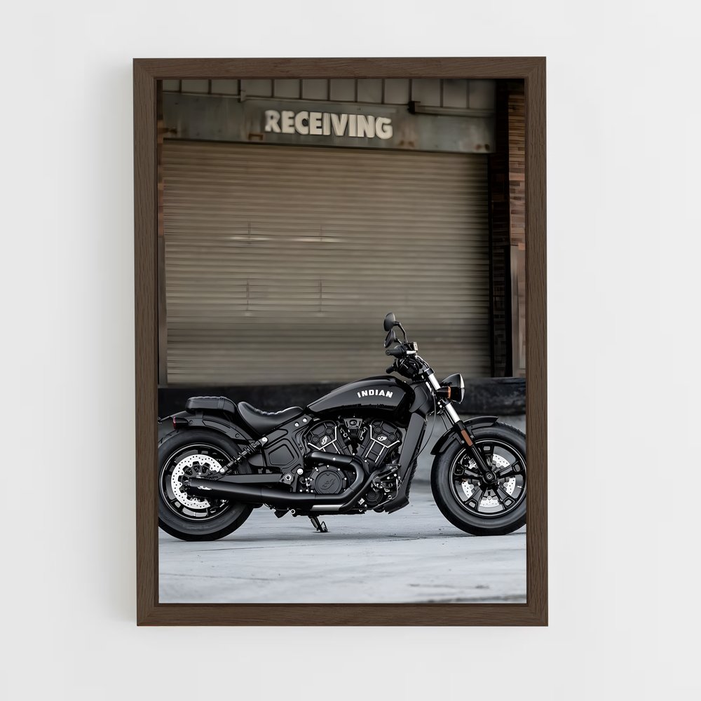 Poster Classic Black Moto – affiche Indian Motorcycle (vue 5)