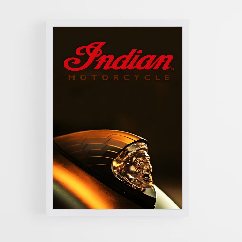 Poster Éclat Vintage – affiche Indian Motorcycle (vue 3)