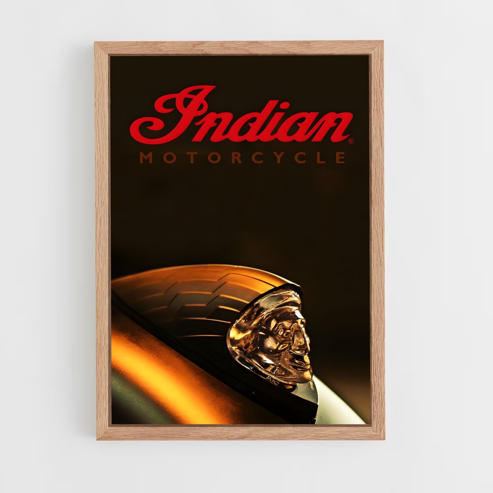 Poster Éclat Vintage – affiche Indian Motorcycle (vue 4)