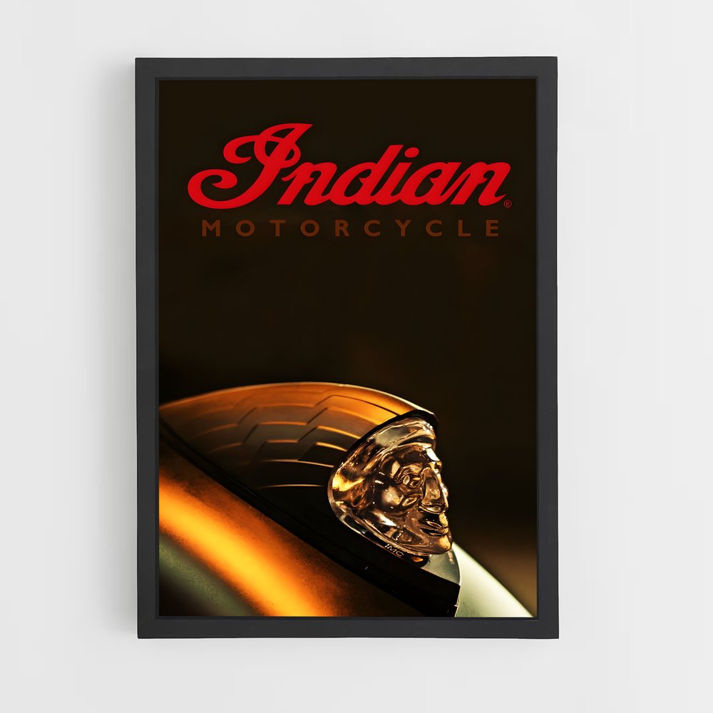 Poster Éclat Vintage – affiche Indian Motorcycle (vue 2)