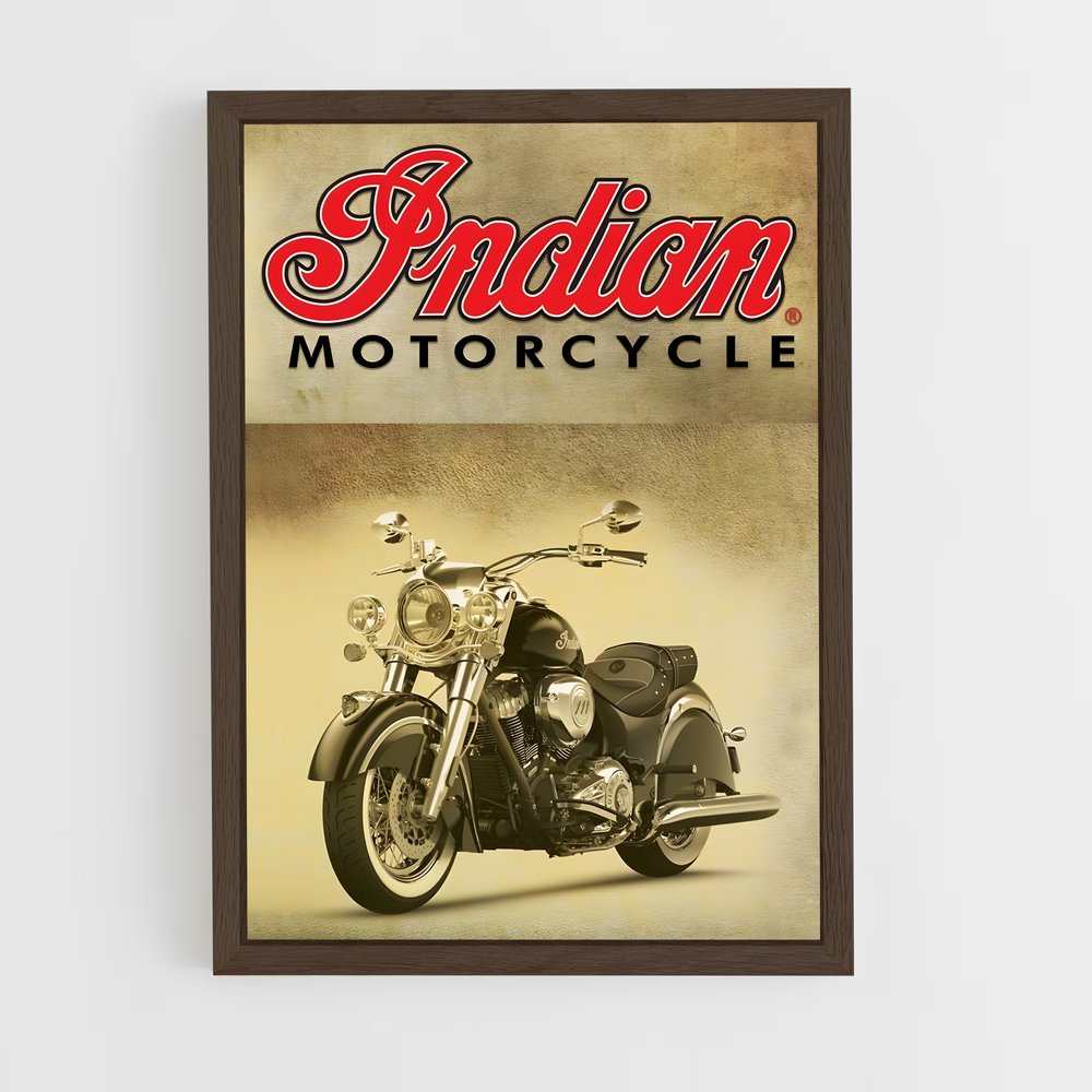Poster Indian Vintage Motorcycle – affiche Indian Motorcycle (vue 5)