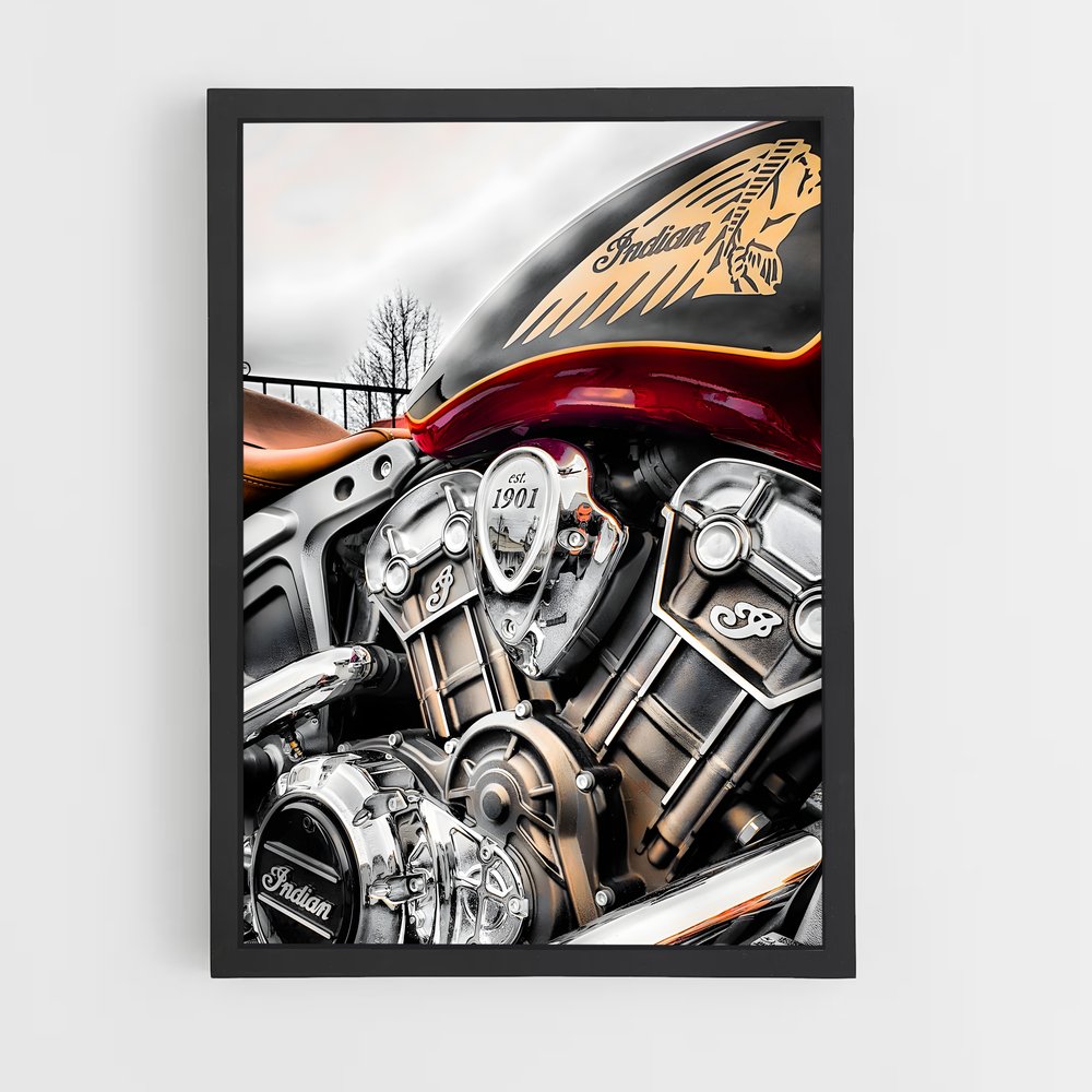 Poster Spirit of Freedom – affiche Indian Motorcycle (vue 2)