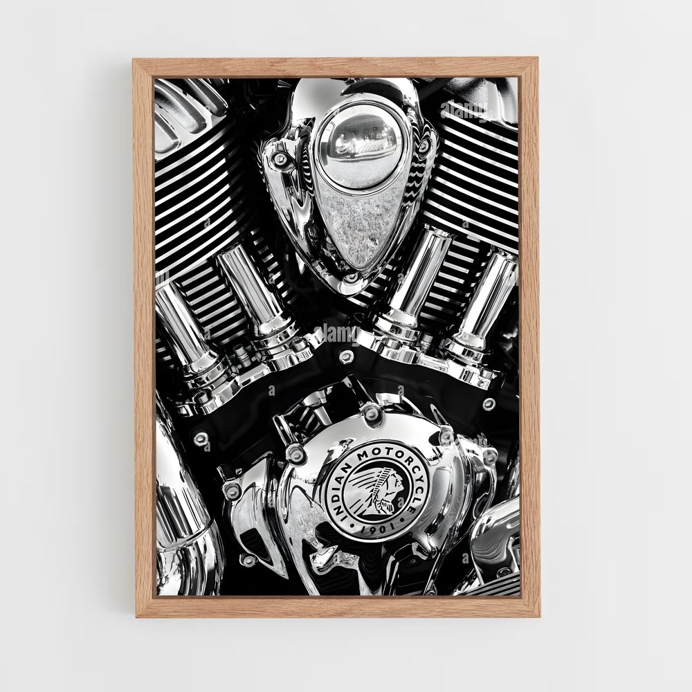 Poster Moteur Vintage – affiche Indian Motorcycle (vue 4)